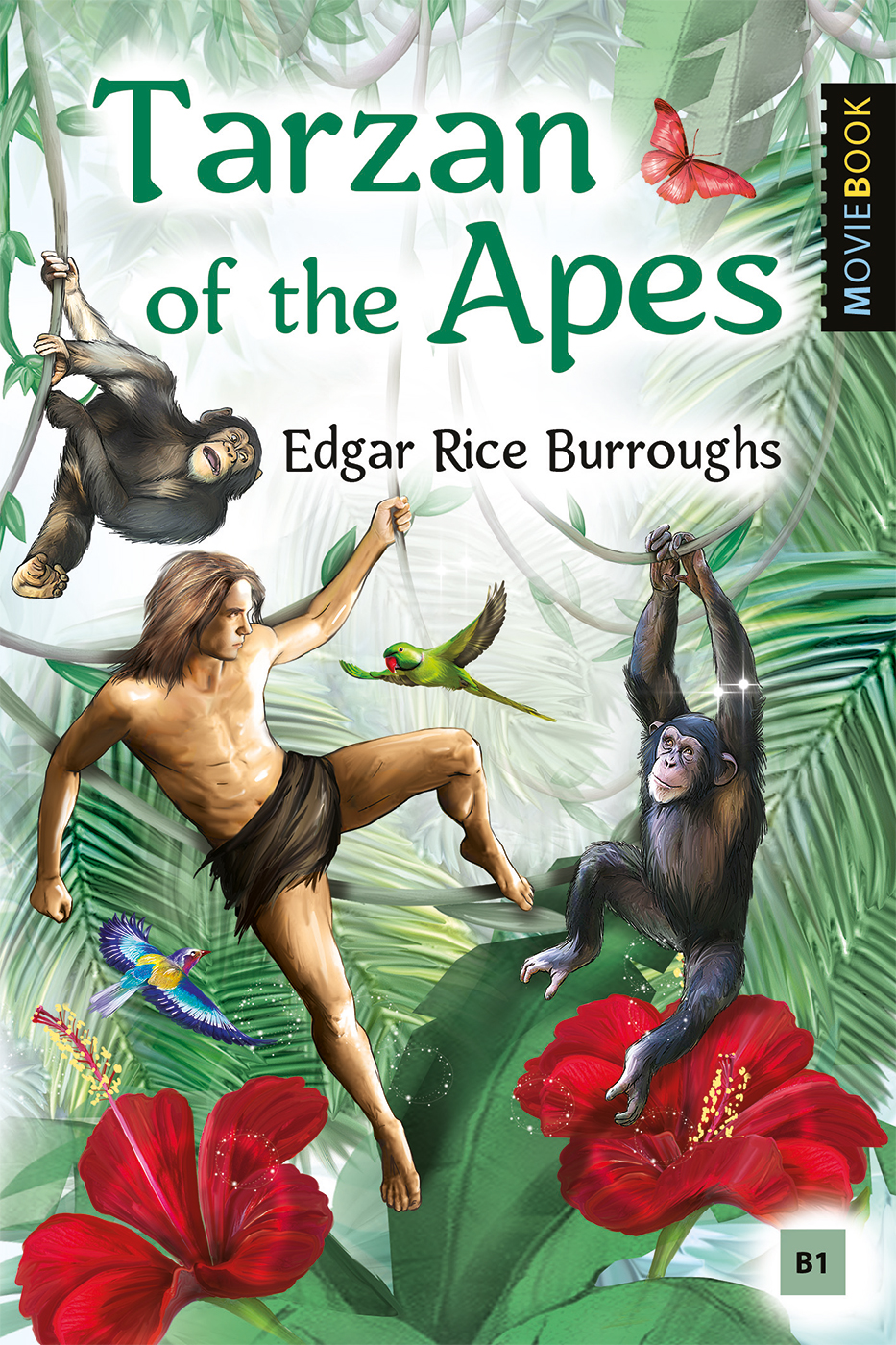 Тарзан – приёмыш обезьян (Tarzan of the Apes). Книга для чтения на английском языке.
